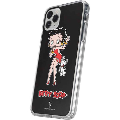 Betty Boop With Puppy iPhone 11 Pro Clear Case