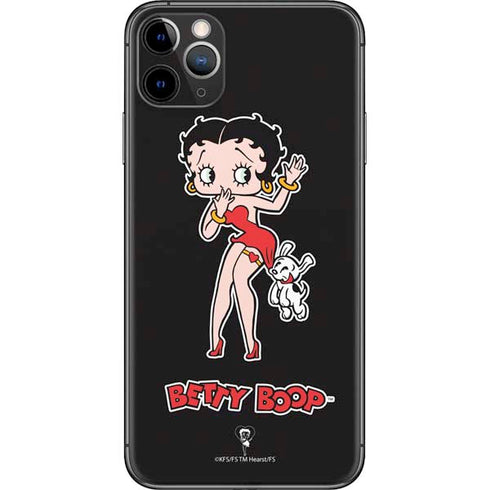 Betty Boop With Puppy iPhone 11 Pro Max Skin