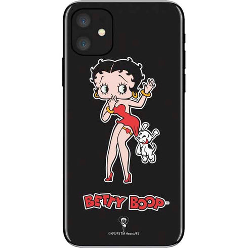 Betty Boop With Puppy iPhone 11 Skin