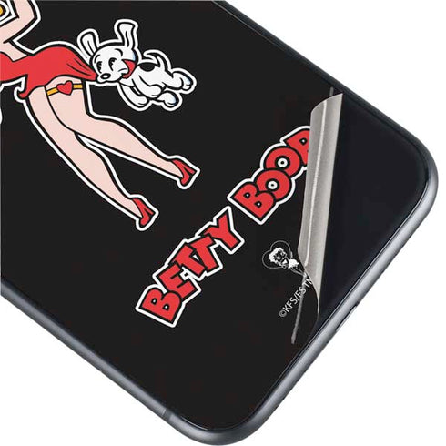 Betty Boop With Puppy iPhone 11 Skin