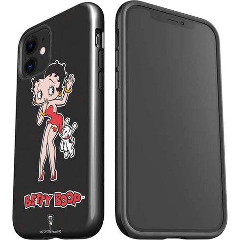 Betty Boop With Puppy iPhone 12 Impact Case
