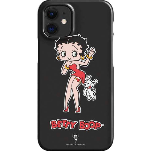 Betty Boop With Puppy iPhone 12 Mini Lite Case