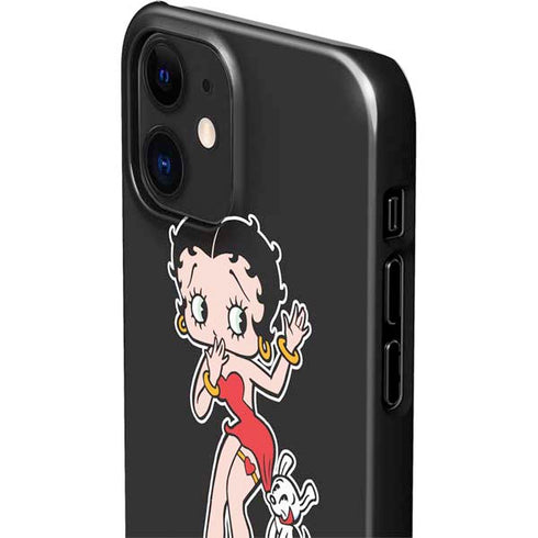 Betty Boop With Puppy iPhone 12 Mini Lite Case