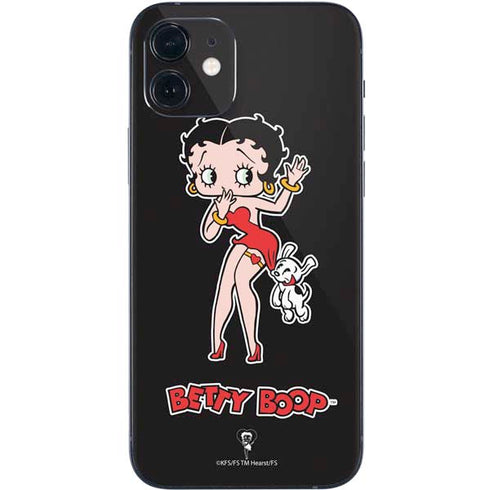 Betty Boop With Puppy iPhone 12 Mini Skin