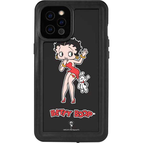 Betty Boop With Puppy iPhone 12 Pro Max Waterproof Case