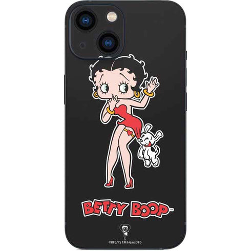 Betty Boop With Puppy iPhone 13 Mini Skin