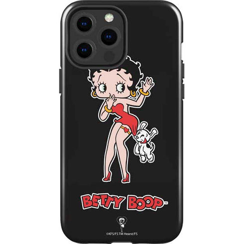 Betty Boop With Puppy iPhone 13 Pro Max Impact Case