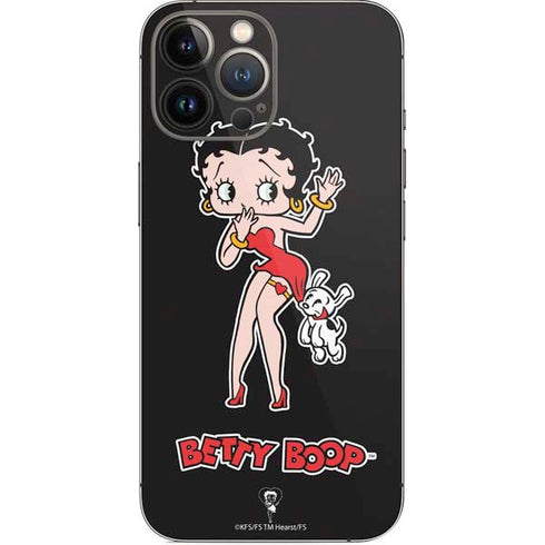 Betty Boop With Puppy iPhone 13 Pro Max Skin