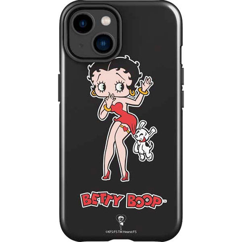 Betty Boop With Puppy iPhone 14 Plus Impact Case