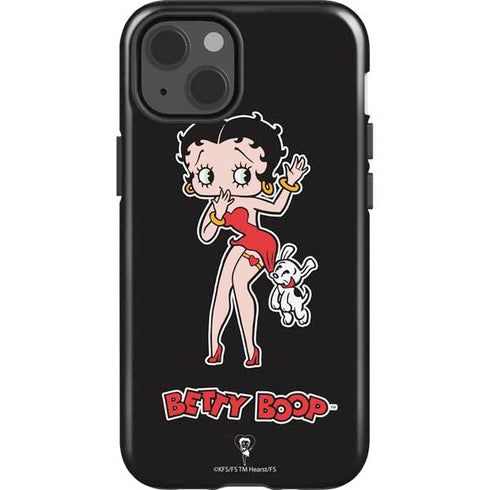Betty Boop With Puppy iPhone 15 Impact Case