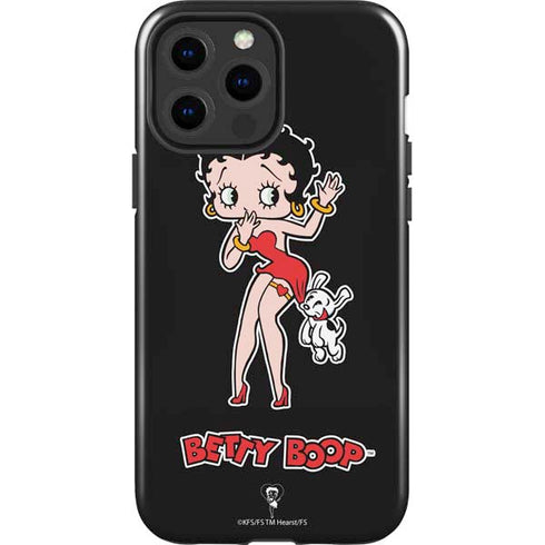 Betty Boop With Puppy iPhone 14 Pro Max Impact Case