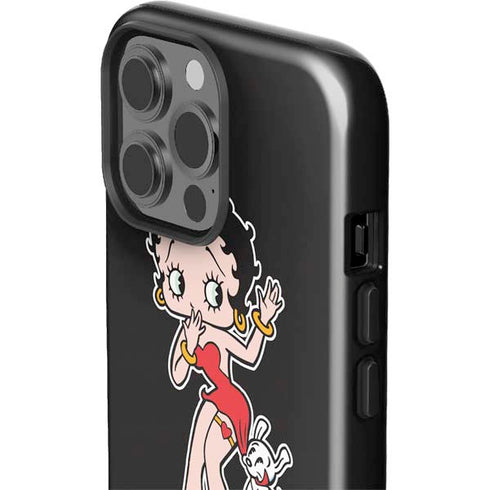Betty Boop With Puppy iPhone 15 Pro Max Impact Case