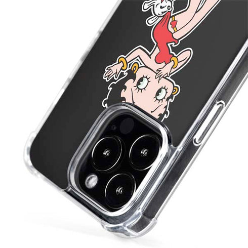 Betty Boop With Puppy iPhone 14 Pro Max MagSafe Case