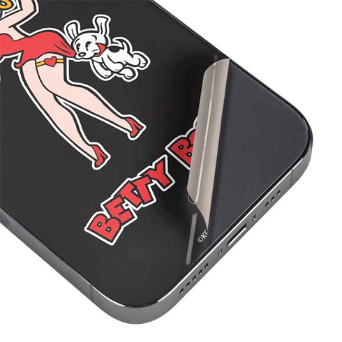 Betty Boop With Puppy iPhone 14 Pro Max Skin