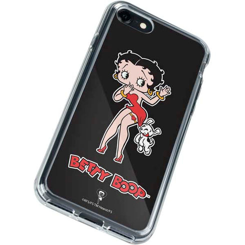 Betty Boop With Puppy iPhone SE (2nd & 3rd Gen) Clear Case
