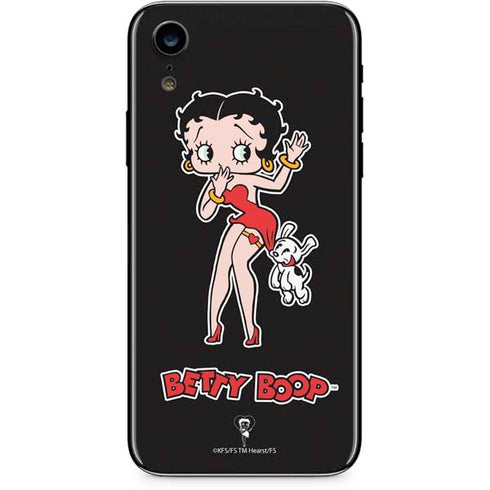 Betty Boop With Puppy iPhone XR Skin