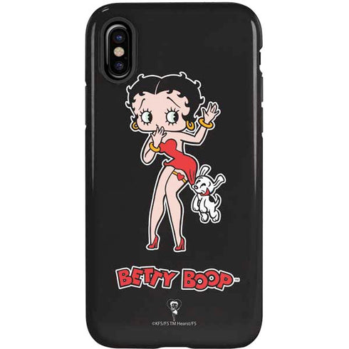 Betty Boop With Puppy iPhone XS Pro Case