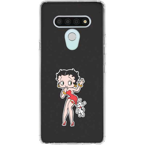 Betty Boop With Puppy LG Stylo 6 Clear Case