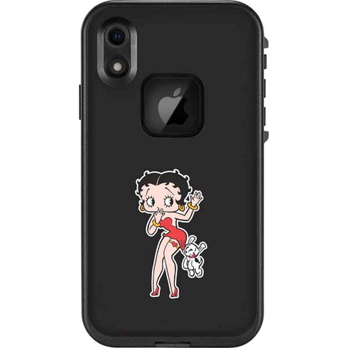 Betty Boop With Puppy LifeProof Fre iPhone Skin