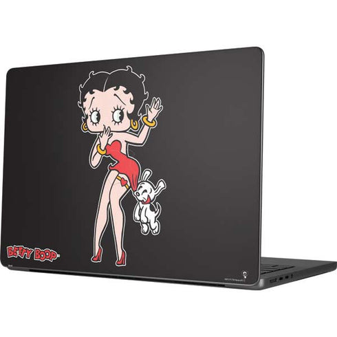 Betty Boop With Puppy MacBook Pro 14in (2021-24) Skin