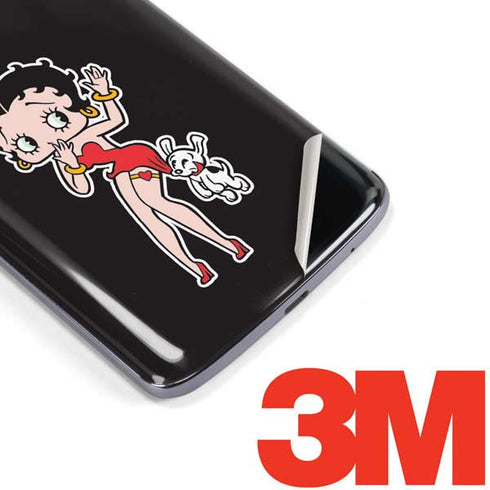 Betty Boop With Puppy Moto E5 Plus Skin
