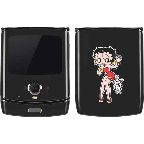 Betty Boop With Puppy Motorola RAZR Skin