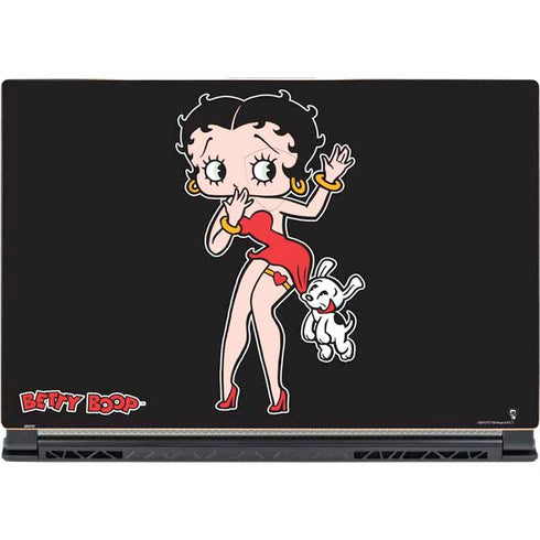 Betty Boop With Puppy MSI GS65 Stealth Laptop Skin