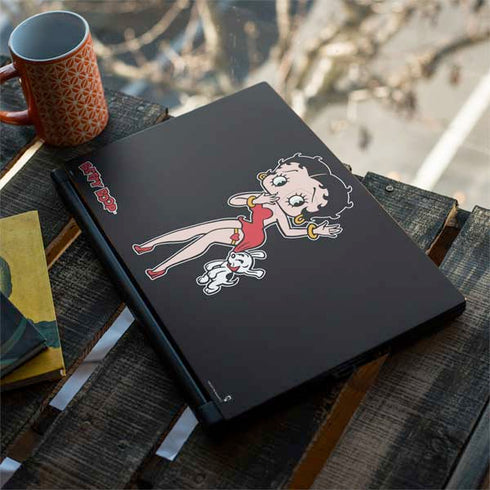Betty Boop With Puppy MSI GS65 Stealth Laptop Skin
