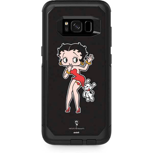 Betty Boop With Puppy Otterbox Commuter Galaxy Skin