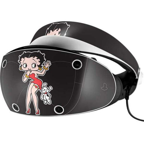 Betty Boop With Puppy PlayStation VR2 Skin