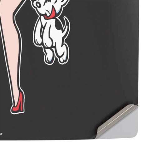 Betty Boop With Puppy PS5 Console Skin