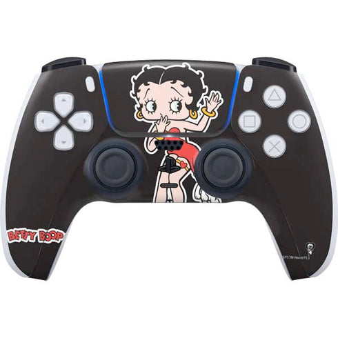 Betty Boop With Puppy PS5 Controller Skin