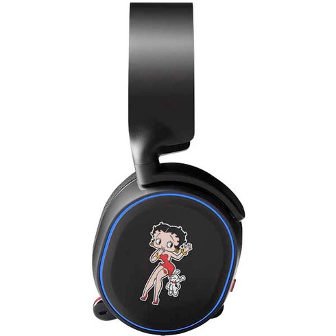 Betty Boop With Puppy SteelSeries Arctis 5 Skin