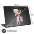 Betty Boop With Puppy Universal Laptop 17in (13.8 x 10in) Skin