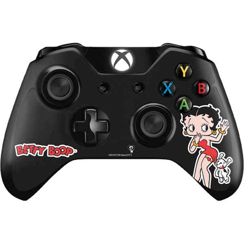 Betty Boop With Puppy Xbox One Controller Skin