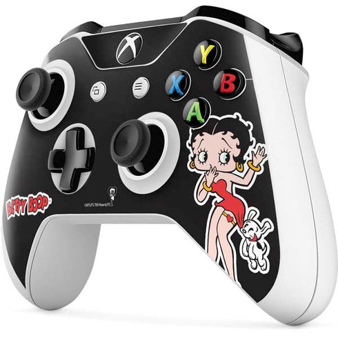 Betty Boop With Puppy Xbox One S Controller Skin