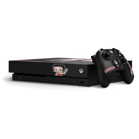 Betty Boop With Puppy Xbox One X Bundle Skin