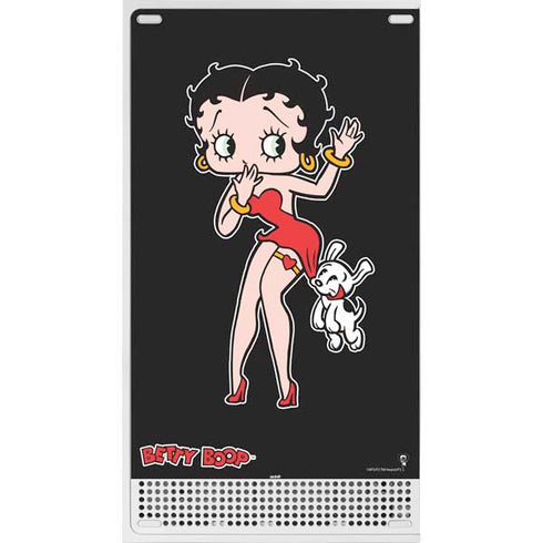 Betty Boop With Puppy Xbox Series S Skins