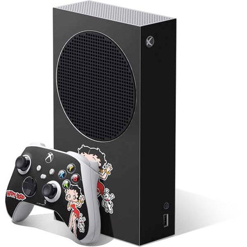 Betty Boop With Puppy Xbox Series S Bundle Skin