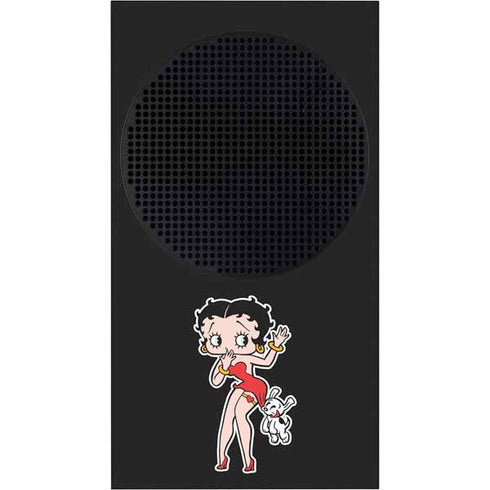 Betty Boop With Puppy Xbox Series S Console Skin