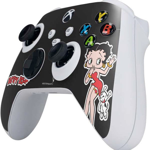 Betty Boop With Puppy Xbox Series S Controller Skin