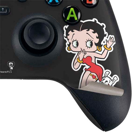 Betty Boop With Puppy Xbox Series X Controller Skin