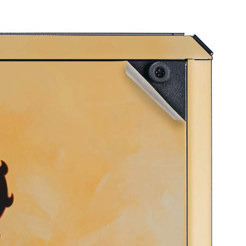 Betty Boop With Puppy Orange Background Cooler Master MasterBox Q300L Mini Tower Skin