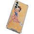 Betty Boop With Puppy Orange Background Galaxy A13 5G Clear Case