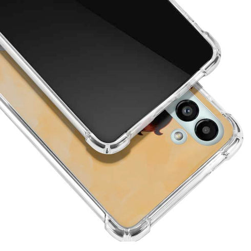 Betty Boop With Puppy Orange Background Galaxy A13 5G Clear Case