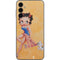Betty Boop With Puppy Orange Background Galaxy A14 5G Skin