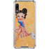 Betty Boop With Puppy Orange Background Galaxy A30 Clear Case