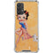 Betty Boop With Puppy Orange Background Galaxy A32 5G Clear Case
