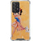 Betty Boop With Puppy Orange Background Galaxy A52 5G Clear Case