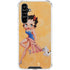 Betty Boop With Puppy Orange Background Galaxy A54 5G Clear Case